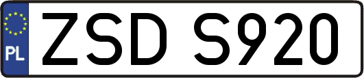 ZSDS920