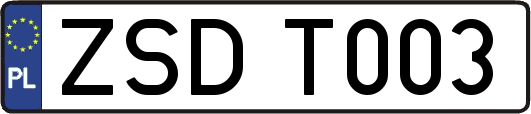 ZSDT003