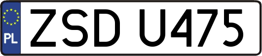 ZSDU475