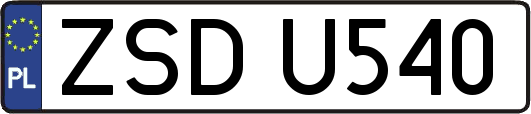 ZSDU540