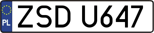 ZSDU647