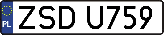 ZSDU759