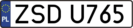 ZSDU765
