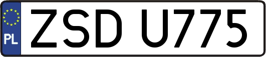 ZSDU775