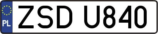 ZSDU840