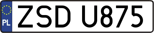 ZSDU875
