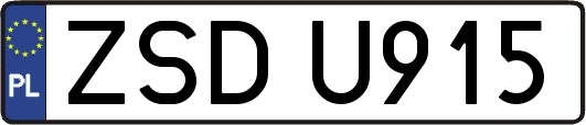 ZSDU915