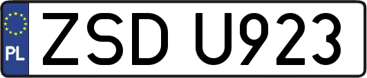 ZSDU923