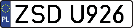 ZSDU926