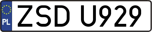 ZSDU929