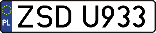 ZSDU933