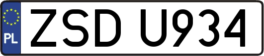 ZSDU934