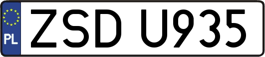 ZSDU935