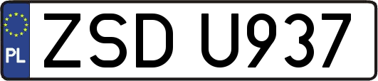 ZSDU937