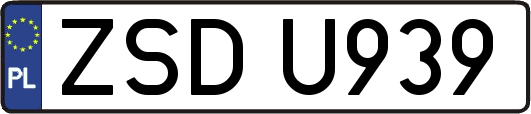ZSDU939