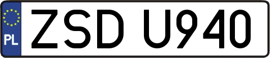 ZSDU940