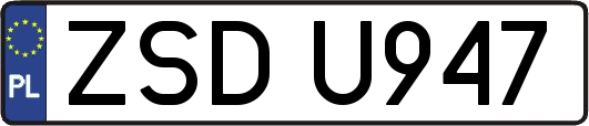 ZSDU947