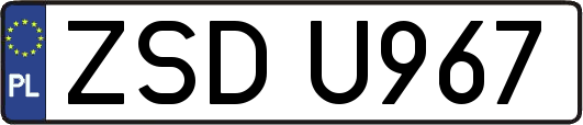 ZSDU967