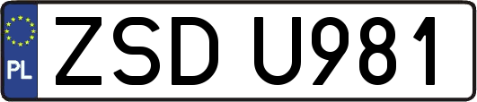 ZSDU981