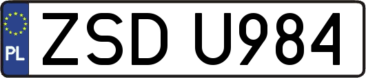 ZSDU984