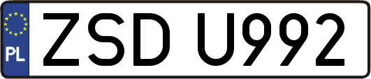 ZSDU992