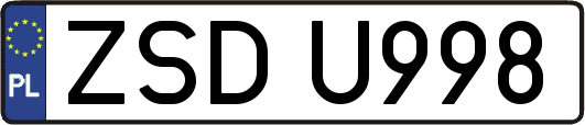 ZSDU998