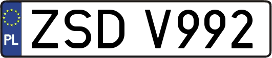 ZSDV992