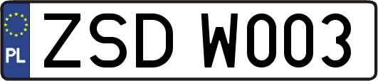 ZSDW003