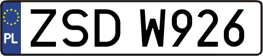 ZSDW926