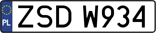 ZSDW934