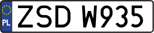 ZSDW935