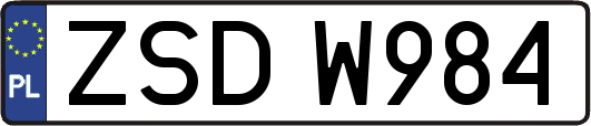 ZSDW984