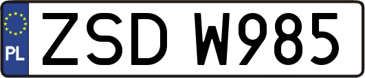 ZSDW985