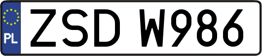 ZSDW986