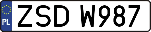 ZSDW987
