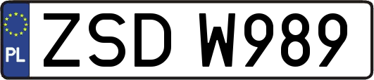 ZSDW989