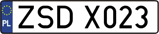 ZSDX023