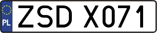 ZSDX071