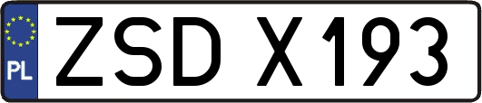 ZSDX193