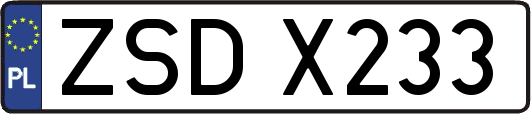 ZSDX233