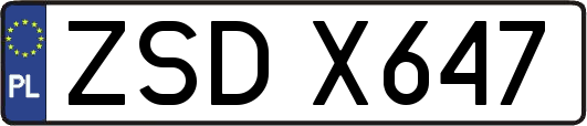 ZSDX647