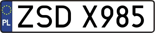 ZSDX985