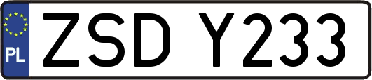 ZSDY233