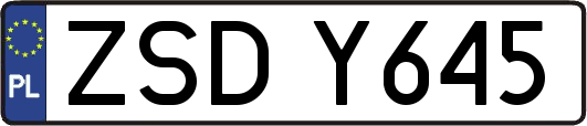 ZSDY645