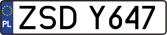 ZSDY647
