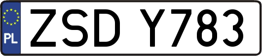 ZSDY783