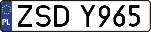 ZSDY965