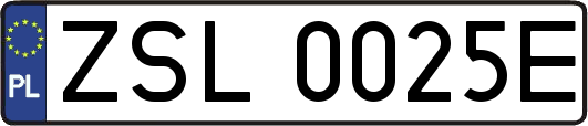 ZSL0025E