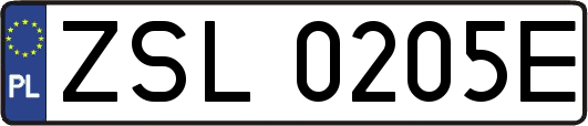 ZSL0205E