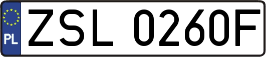 ZSL0260F